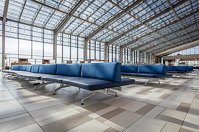 Terminal soft seating, Abu Dhabi Cruise Terminal, United Arab Emirates