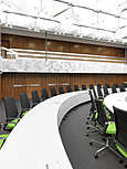 SAO PAULO SWIVEL CHAIR UPH LIGHT, SAN SIRO MEETING TABLE T-LEG TF RC 2, Ratssaal der Stadt Gtersloh, Deutschland