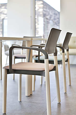 ARN FRAME CHAIR 4L LGW UPH, ARN MEETING TABLE LGW, Woonzorgcentrum De Gerda, Sint-Niklaas, Belgium