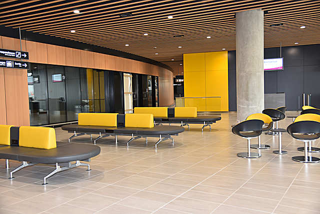 Terminal soft seating, Volpino, Lyon-Saint-Exupry Airport, France