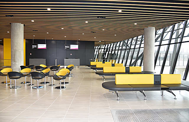 Terminal soft seating, Volpino, Lyon-Saint-Exupry Airport, France