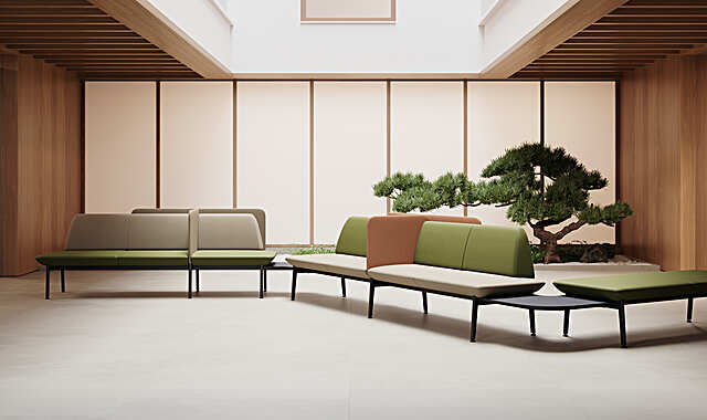 GENAYA SOFA 3U 3B PN IN, GENAYA SOFA 4U 4B PN IN, GENAYA POUFFE 3U IN